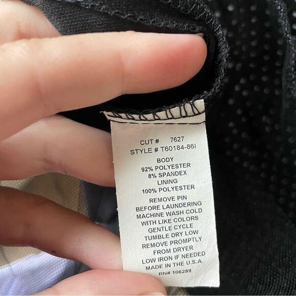 Y2k Black and White Polka Dot Halter Dress - Picture 7 of 7